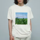 日本茶専門店朱夏のtea boy! T-shirt オーガニックコットンTシャツ