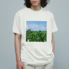 日本茶専門店朱夏のtea girl! T-shirt オーガニックコットンTシャツ