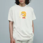 無糖 きな子のピアッシング Organic Cotton T-Shirt