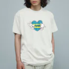 ウクライナのワンコ応援団のウクライナ応援団　paritora Organic Cotton T-Shirt