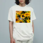 たばすこあまがえるのんこさまとひまわり Organic Cotton T-Shirt