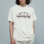 みきぞーん｜保護猫 ミッキー画伯と肉球とおともだちのmoo& chah & guri & ari Organic Cotton T-Shirt