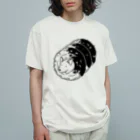 べいきんぐぱうだあのオールドファッション（チョコレート）：ブラック Organic Cotton T-Shirt