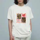 あけみのラッキーandりん オーガニックコットンTシャツ