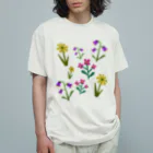 sandy-mのボタニカルフラワーガーデン Organic Cotton T-Shirt