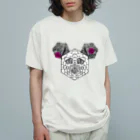 Kezzah Bazzah のPandala オーガニックコットンTシャツ