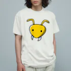 たたみありの巣穴のアリT（きいろ） オーガニックコットンTシャツ