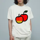 脂身通信Ｚの【両面プリント】のぼり旗♪りんご直売1910 Organic Cotton T-Shirt