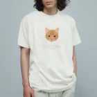 Baby Tigerのねこラブ・茶トラ オーガニックコットンTシャツ