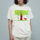 しえ*shopの希望の木　-壁紙用- オーガニックコットンTシャツ