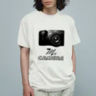 boldandnewのカメラ（My canera）_No.004_BK オーガニックコットンTシャツ