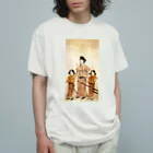 旨味教授といちごもちぷりんの聖徳太子 オーガニックコットンTシャツ