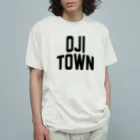 JIMOTOE Wear Local Japanの王寺町 OJI TOWN オーガニックコットンTシャツ