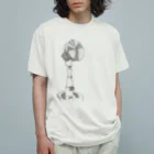 Mekki屋さんのハンディファン オーガニックコットンTシャツ