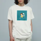 えまの充電必須 オーガニックコットンTシャツ