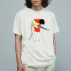 oyasmurのtele オーガニックコットンTシャツ