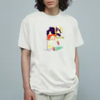 ClowZ ／ 渡瀬しぃののストラトキャスター少女 Organic Cotton T-Shirt