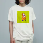 柴犬ポップライフ_眠る豆柴の柴犬ポップライフ_2 オーガニックコットンTシャツ