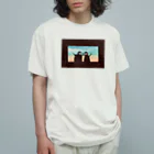 やすだのやつのカオナシゴリラ オーガニックコットンTシャツ