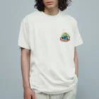 やすだのやつの×きりんのえさ オーガニックコットンTシャツ