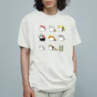 marzoのお寿司 オーガニックコットンTシャツ