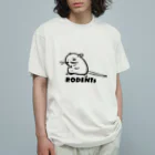 RODENTsグッズショップ🐹のろちゅもくん（ノーマル） Organic Cotton T-Shirt