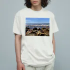 光画部の打ち寄せる波 オーガニックコットンTシャツ