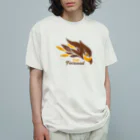 kocoon（コクーン）の集中したい鷹 オーガニックコットンTシャツ