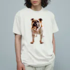 Rubbishのブルドッグ Organic Cotton T-Shirt