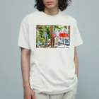 しゅらる小店のしゅらるのふーりんシリーズ オーガニックコットンTシャツ