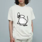 🍤のみくりやねこ(しろ) Organic Cotton T-Shirt