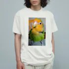 ぴー様と髭男の私がぴー様だ、みぎ向き Organic Cotton T-Shirt