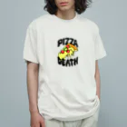 KANTAROのピザデス (black) Organic Cotton T-Shirt