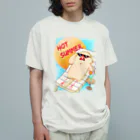 あかの文鳥Tシャツ（HOT SUMMER） Organic Cotton T-Shirt