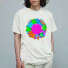 Hannah's sMileのHannah's sunflower  オーガニックコットンTシャツ