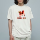 onehappinessのいちご　柴犬 Organic Cotton T-Shirt