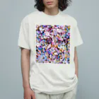 Anna’s galleryのステンドグラスAJISAI オーガニックコットンTシャツ