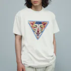 守時はるひの狐につままれる オーガニックコットンTシャツ