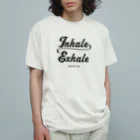 Sunrise Trip のInhale~Exhale ロゴTシャツ Organic Cotton T-Shirt