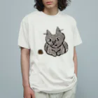 ニャンコ一族のカヌレ オーガニックコットンTシャツ