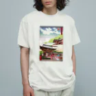 有明ガタァ商会の名所佐賀百景「祐徳稲荷神社」 オーガニックコットンTシャツ