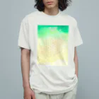 まみちょん【豆い洞】のWhat color are your cosmo？ オーガニックコットンTシャツ