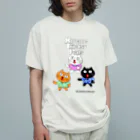 ネコ兄弟のネコ兄弟 tXTC_44 オーガニックコットンTシャツ