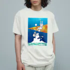 さくらんぼ堂のラムネ色の花弁 Organic Cotton T-Shirt