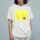 utouch_のネコ【顔】 Organic Cotton T-Shirt