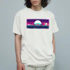 いちぼ君のお店のICHIBO-SynthWave オーガニックコットンTシャツ