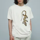 ツバメ堂の茶色のトカゲ Organic Cotton T-Shirt