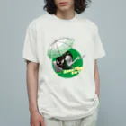 d360の何でも屋の雨タイヤくん Organic Cotton T-Shirt