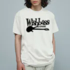 Wishbass JapanのWishbass Tee (Black Logo) オーガニックコットンTシャツ