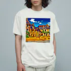 GALLERY misutawoのフランス ロクロナンの街角 Organic Cotton T-Shirt